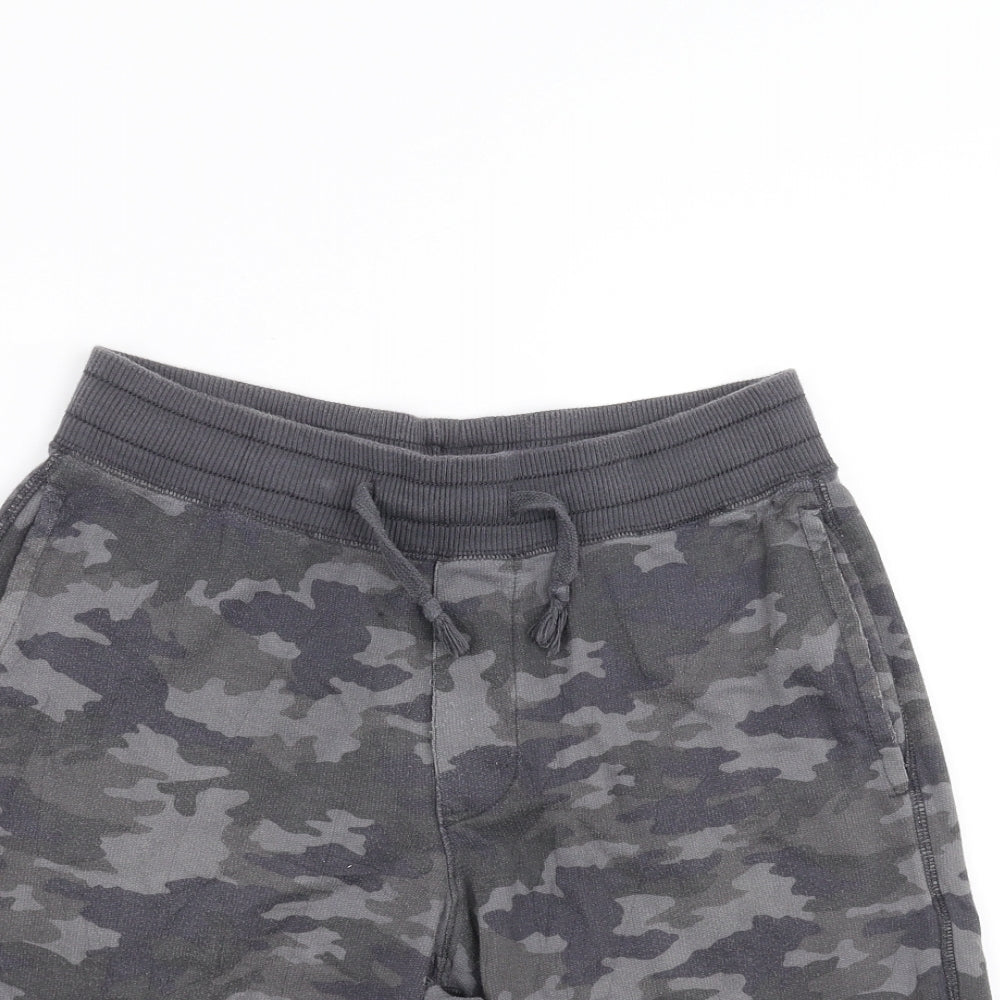 Uniqlo Mens Grey Camouflage  Sweat Shorts Size S