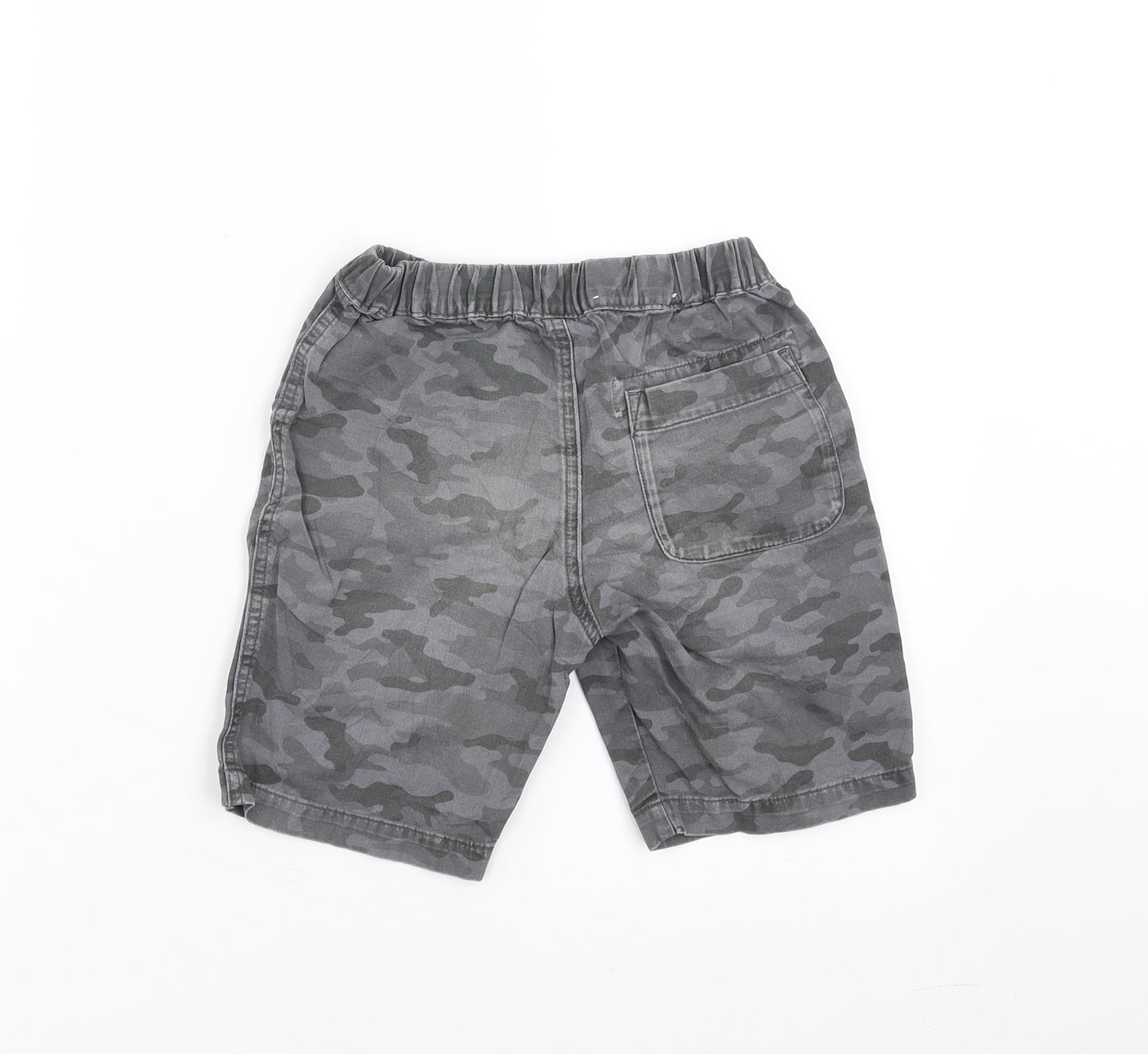 Uniqlo Boys Grey Camouflage  Bermuda Shorts Size 5-6 Years