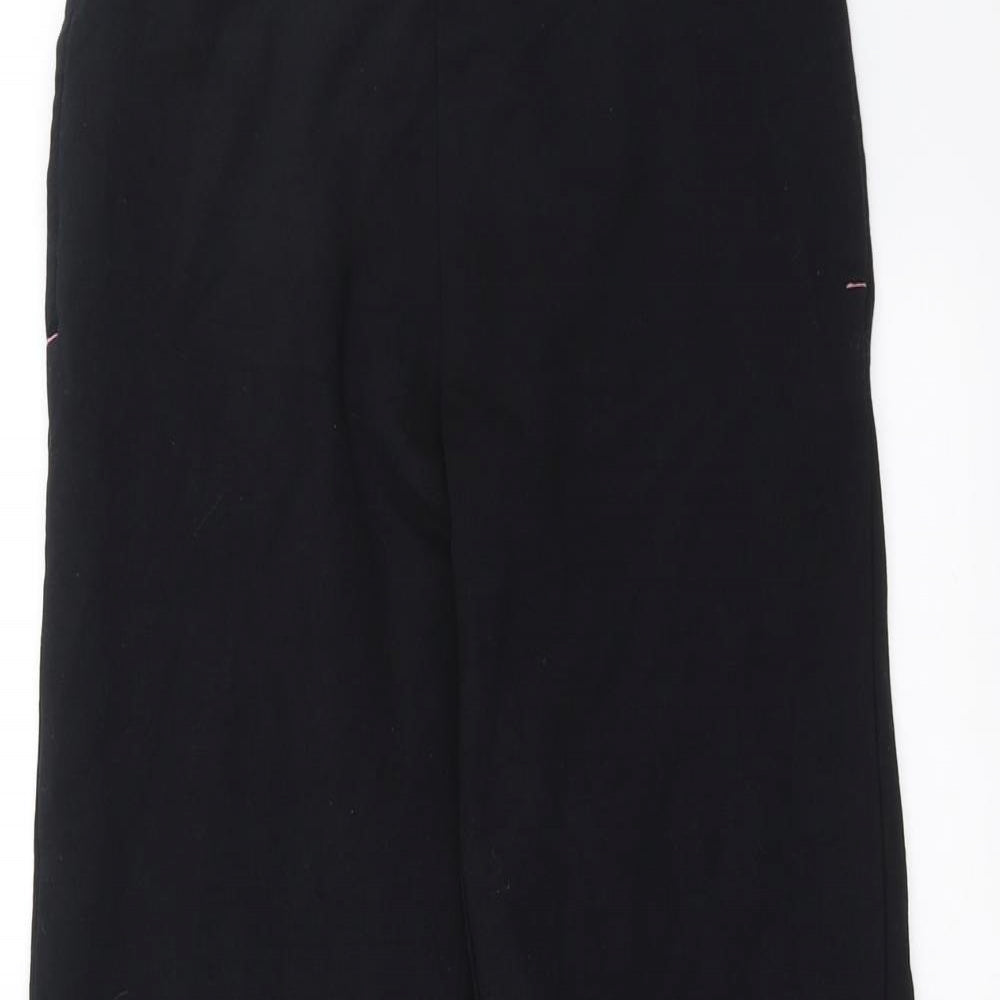 George Girls Black   Jogger Trousers Size 11-12 Years
