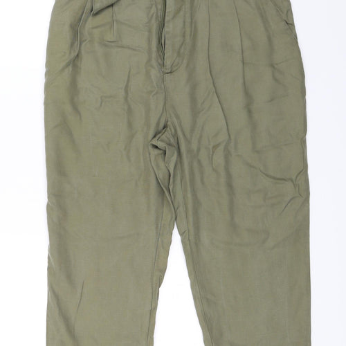 Cantonnier Womens Green   Trousers  Size 10 L23 in