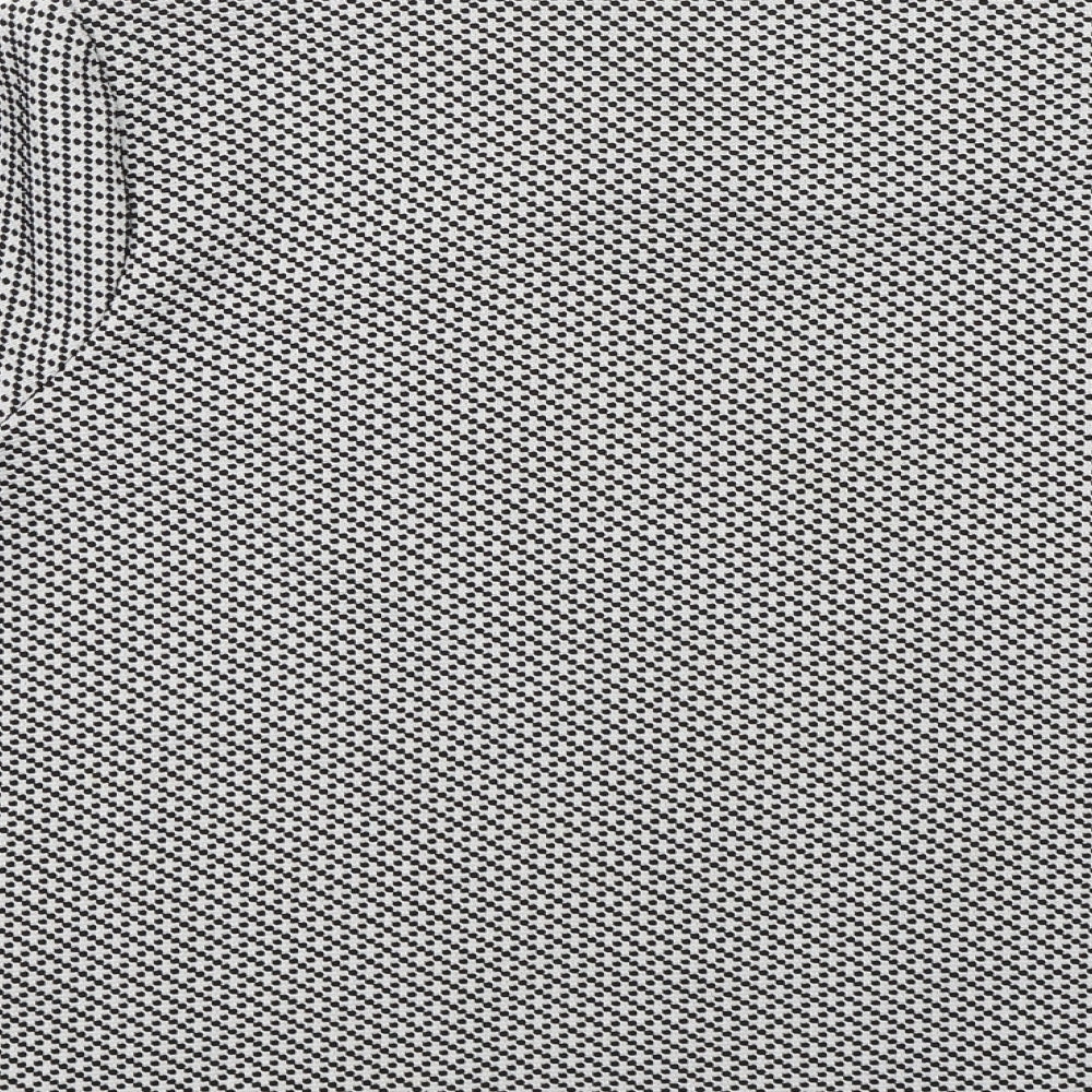 Georgeq Womens White Polka Dot  Pullover Jumper Size 14