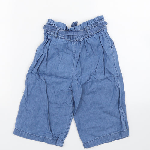 TU Girls Blue   Capri Trousers Size 5 Years