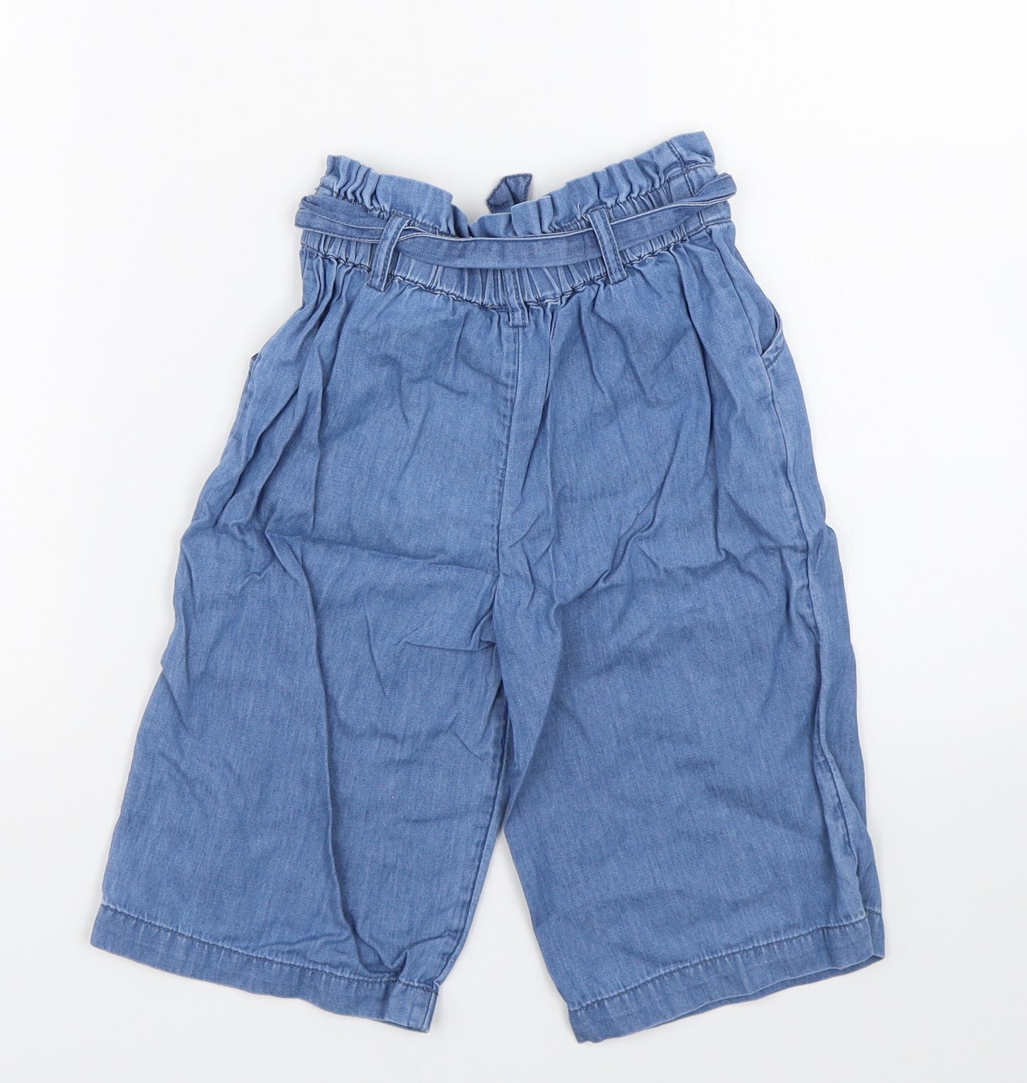 TU Girls Blue   Capri Trousers Size 5 Years