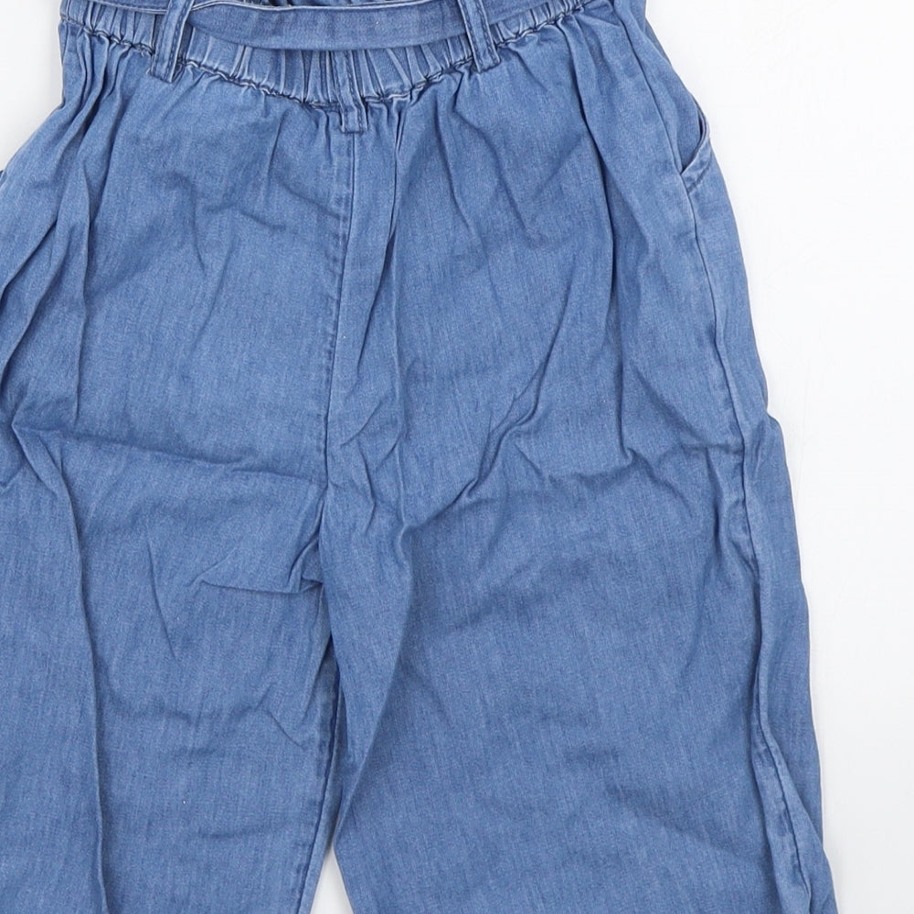 TU Girls Blue   Capri Trousers Size 5 Years
