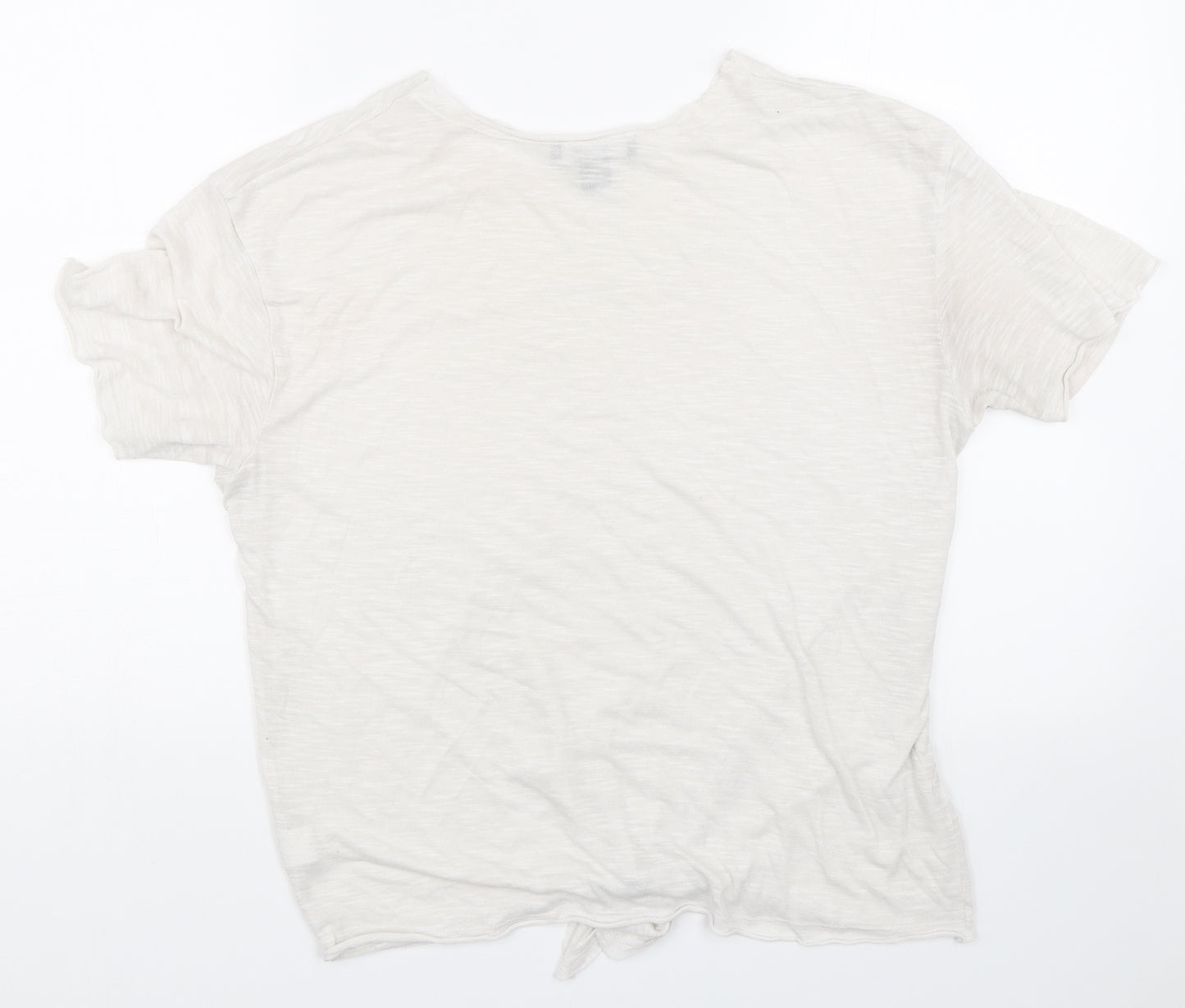 Primark Womens White   Basic T-Shirt Size 14