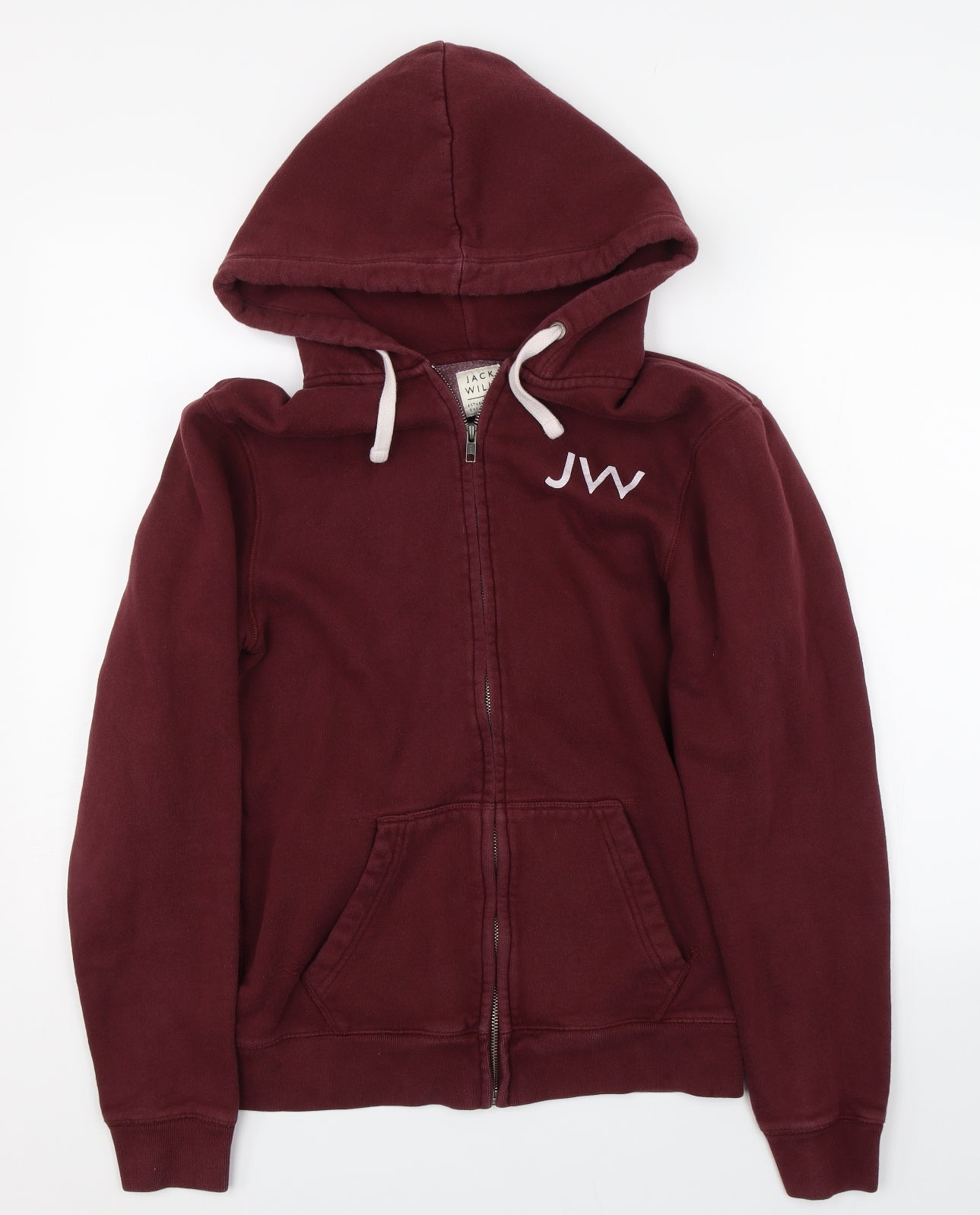 Jack Wills  Mens Red   Full Zip Hoodie Size M