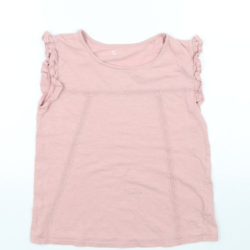 TU Girls Pink   Basic Casual Size 10-11 Years
