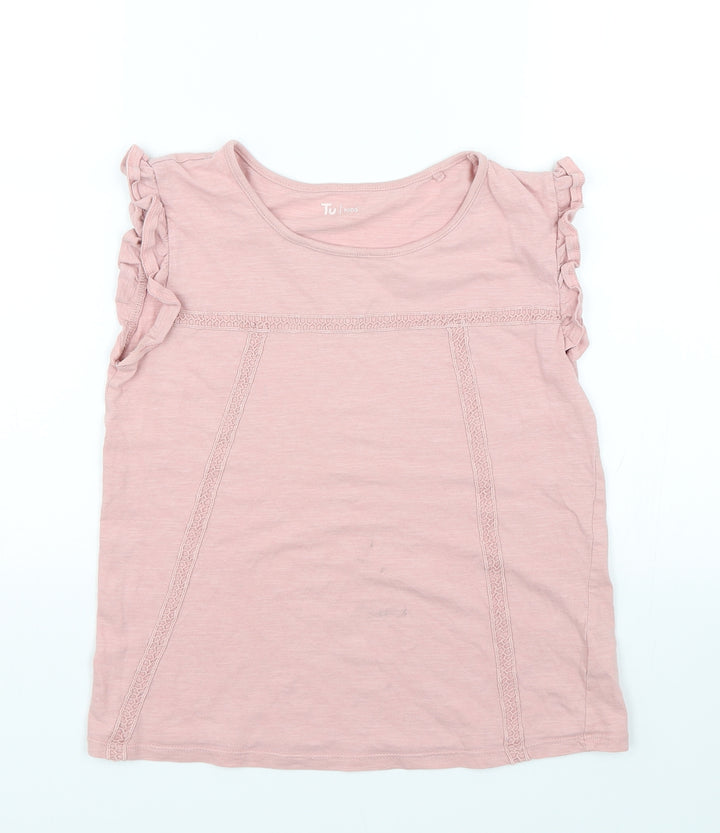 TU Girls Pink   Basic Casual Size 10-11 Years