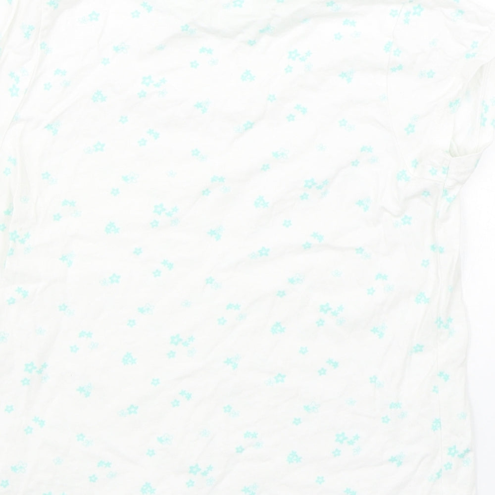 George Girls White Floral  Cami Pyjama Top Size 8-9 Years