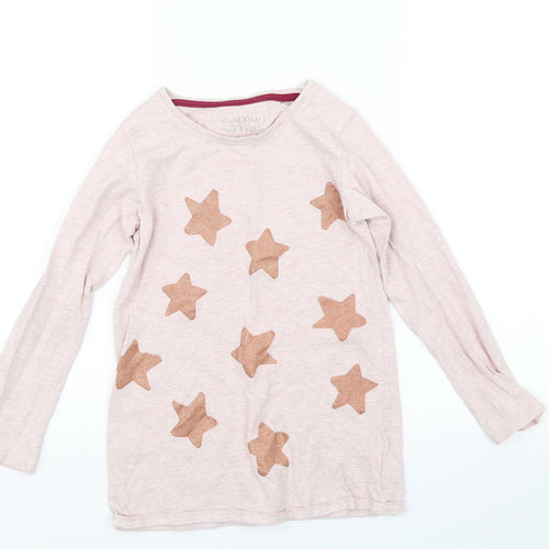 NEXT Girls Pink Geometric  Cami Pyjama Top Size 9 Years  - Stars