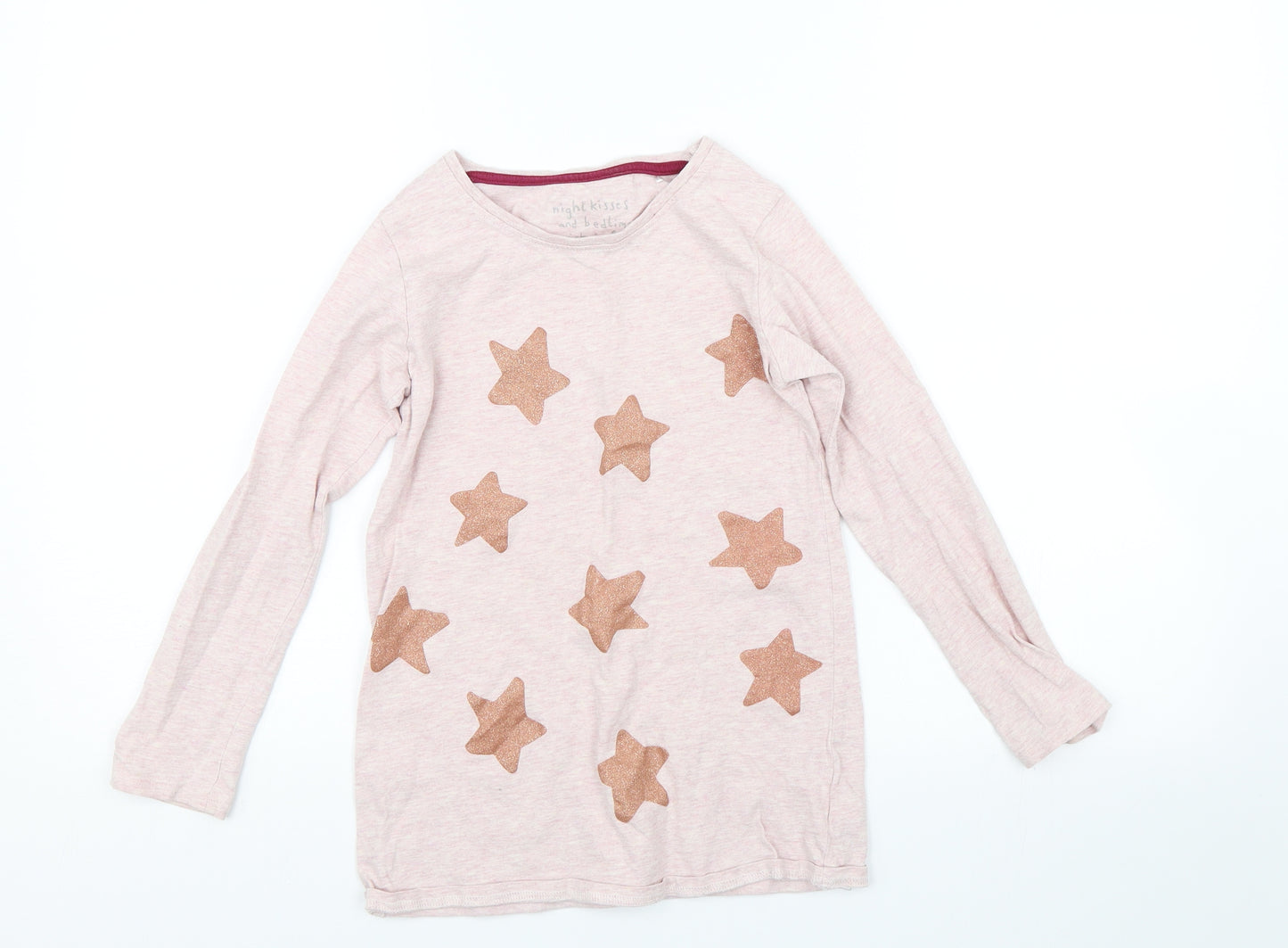 NEXT Girls Pink Geometric  Cami Pyjama Top Size 9 Years  - Stars