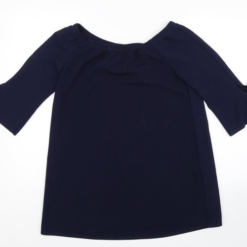 George Womens Blue   Basic T-Shirt Size 12
