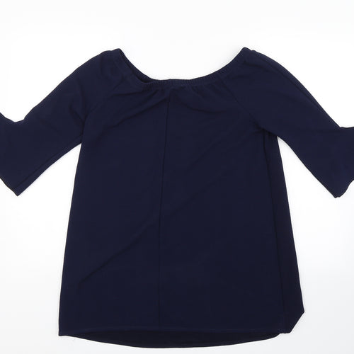 George Womens Blue   Basic T-Shirt Size 12