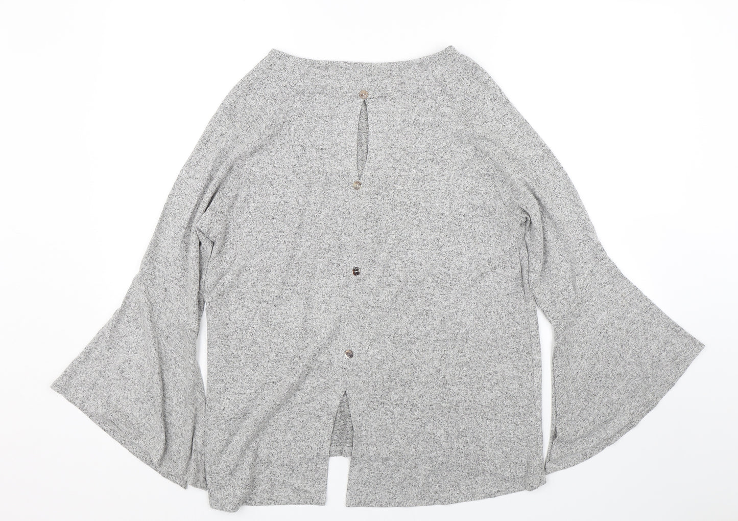COIN 1804 Womens Grey   Basic T-Shirt Size M