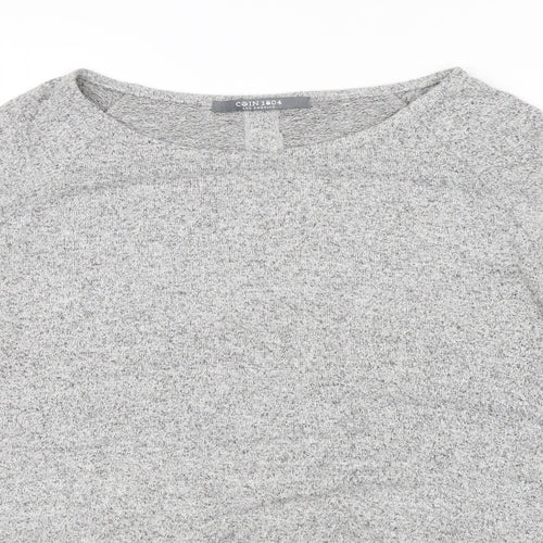 COIN 1804 Womens Grey   Basic T-Shirt Size M