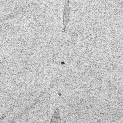 COIN 1804 Womens Grey   Basic T-Shirt Size M