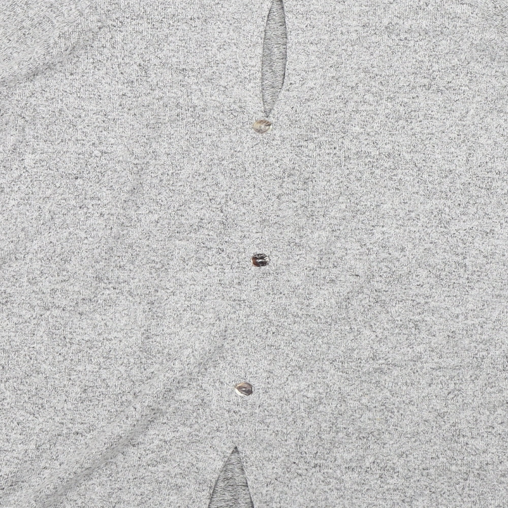 COIN 1804 Womens Grey   Basic T-Shirt Size M