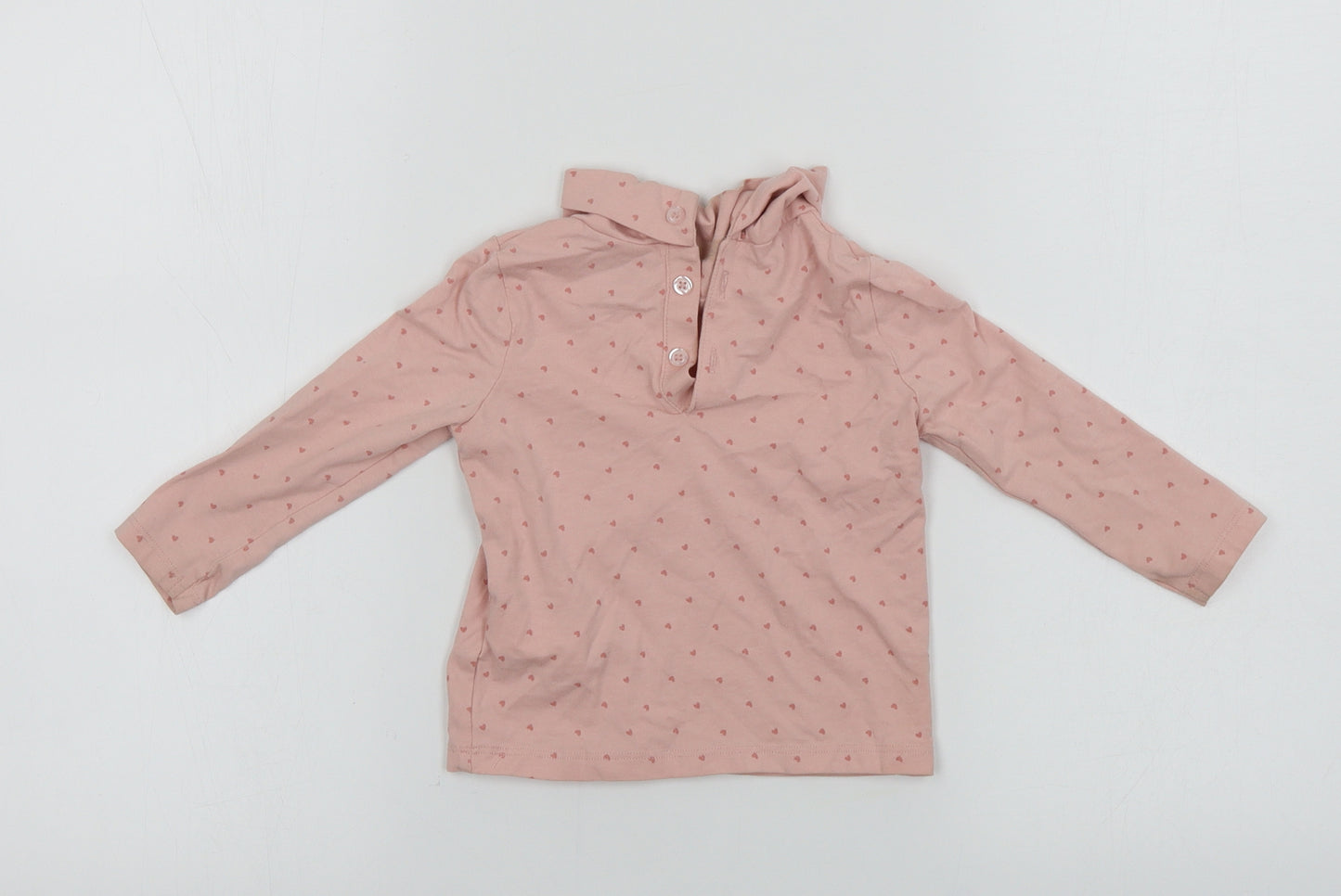 Primark  Girls Pink   Basic T-Shirt Size 9-12 Months