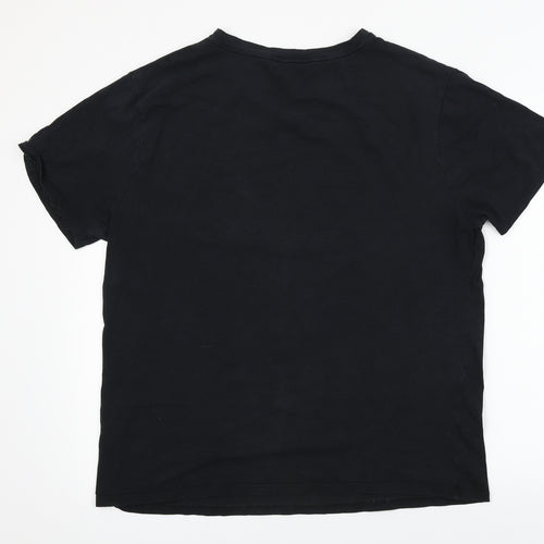 River Island  Mens Black    T-Shirt Size 2XL