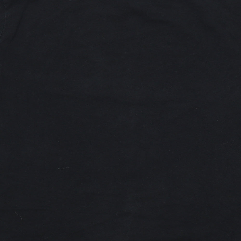 River Island  Mens Black    T-Shirt Size 2XL