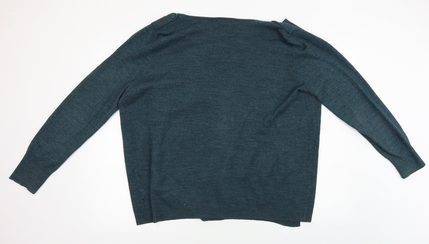 George  Womens Green   Cardigan Jumper Size 20