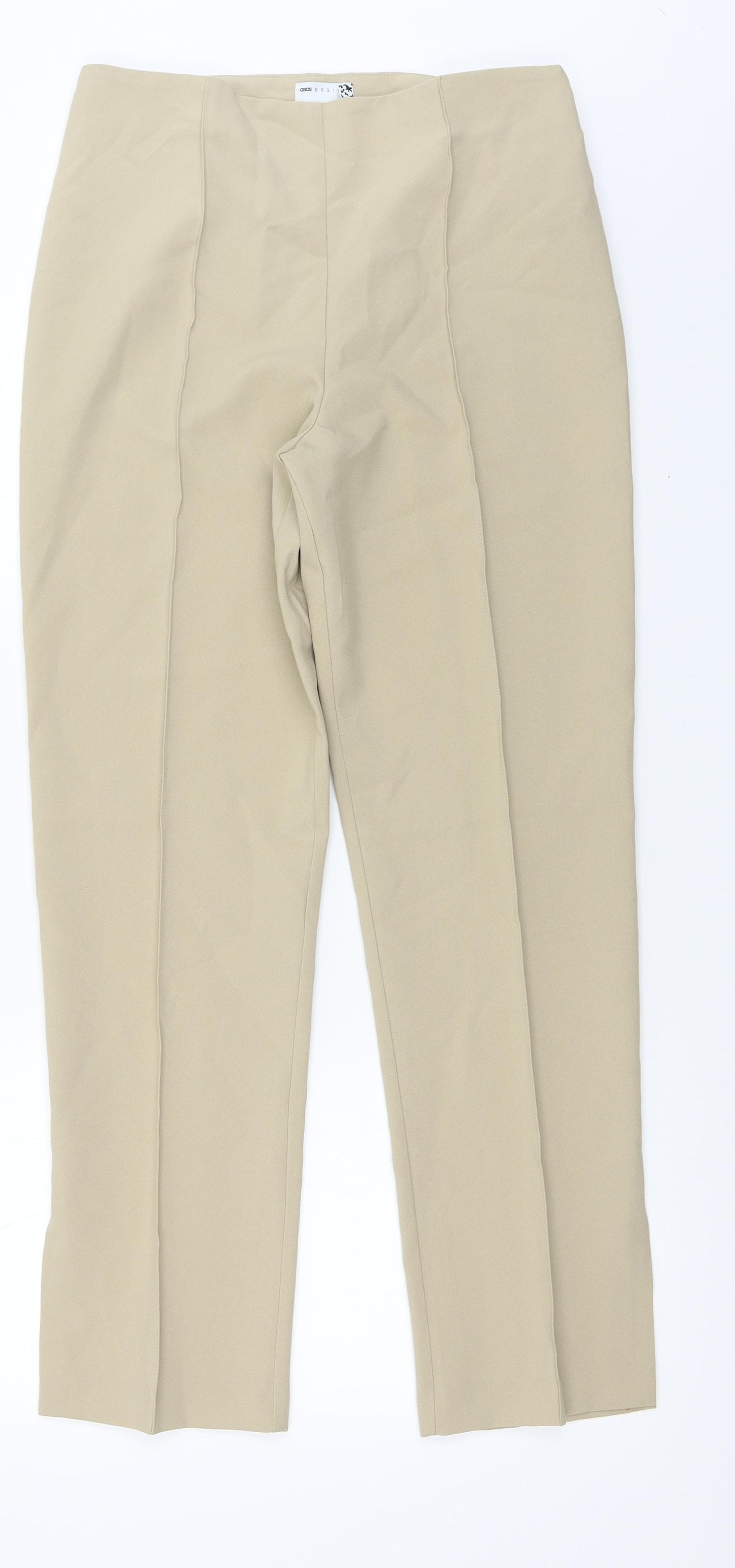 ASOS  Womens Beige   Trousers  Size 12 L26 in