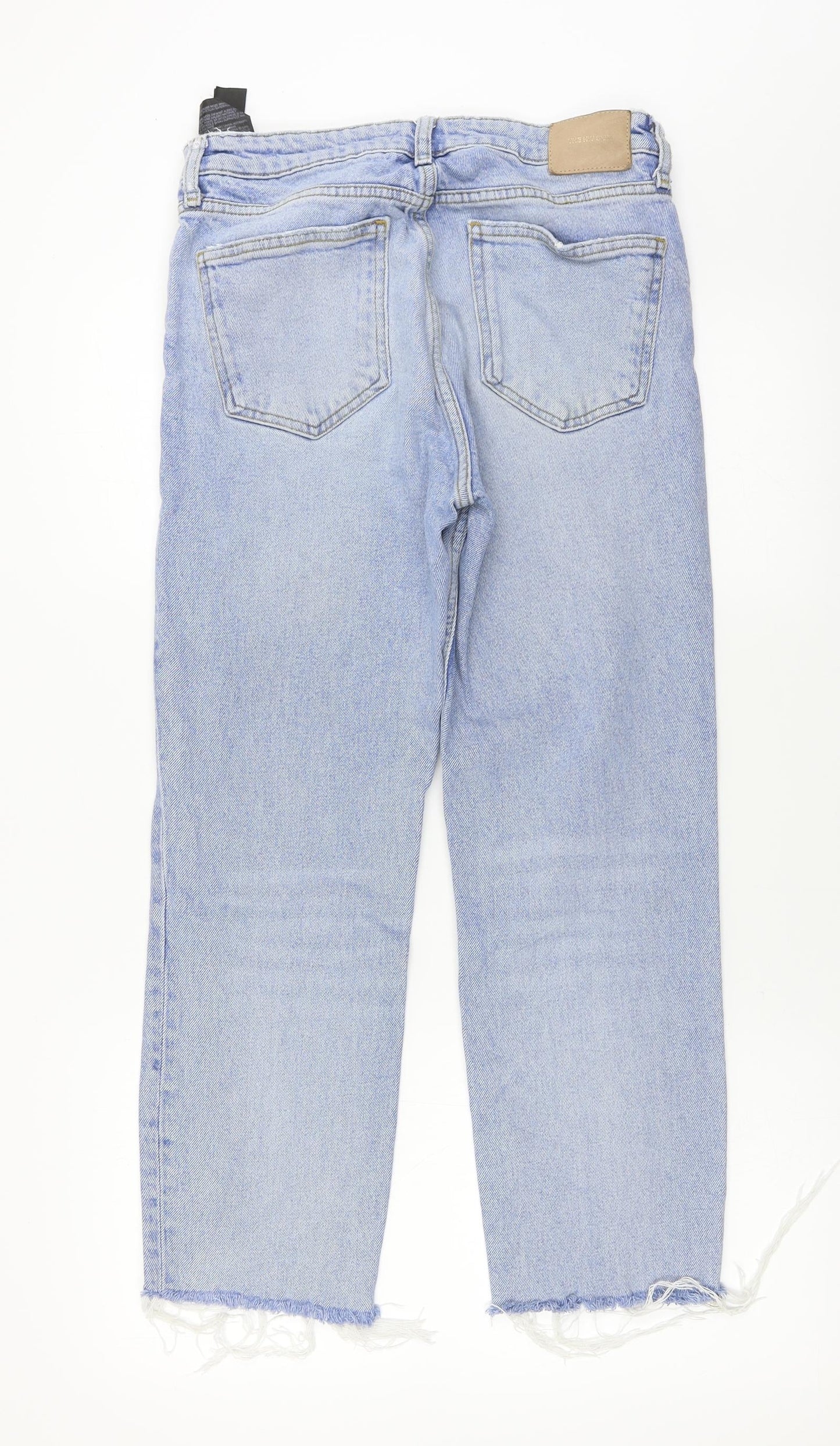 Zara  Womens Blue   Straight Jeans Size 10 L23 in