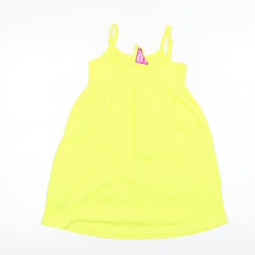 YD Girls Yellow   A-Line  Size 7-8 Years