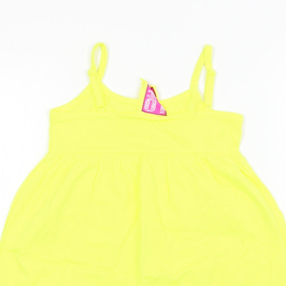 YD Girls Yellow   A-Line  Size 7-8 Years