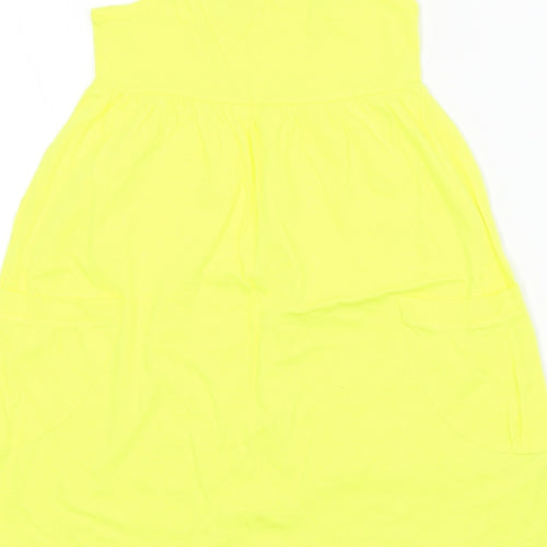 YD Girls Yellow   A-Line  Size 7-8 Years