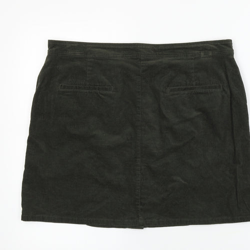 Marks and Spencer  Womens Brown   A-Line Skirt Size 36 in