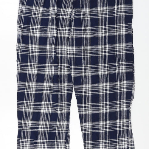 Primark  Mens Blue Check  Trousers  Size XL L24 in