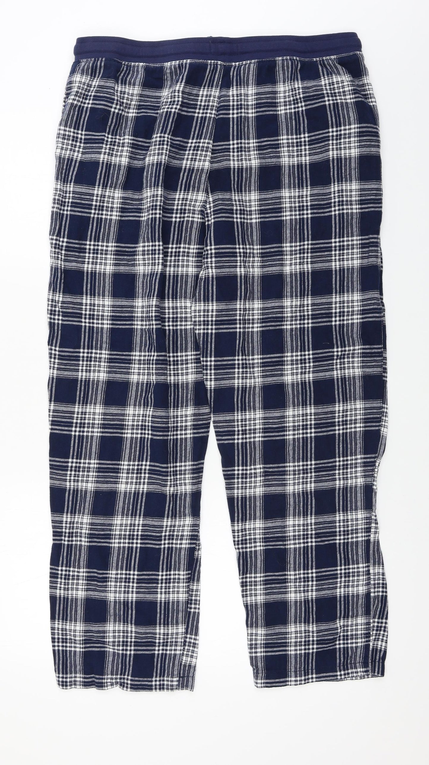 Primark  Mens Blue Check  Trousers  Size XL L24 in