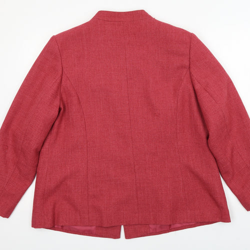 Classics Womens Pink   Jacket Blazer Size 20