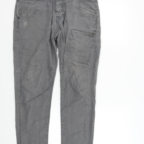 Police Mens Grey   Straight Jeans Size 32 L31 in