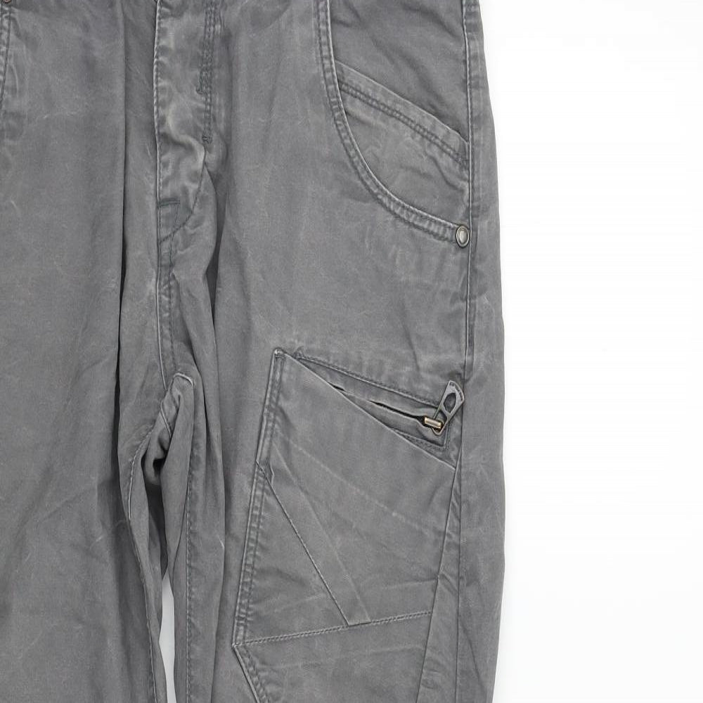 Police Mens Grey   Straight Jeans Size 32 L31 in