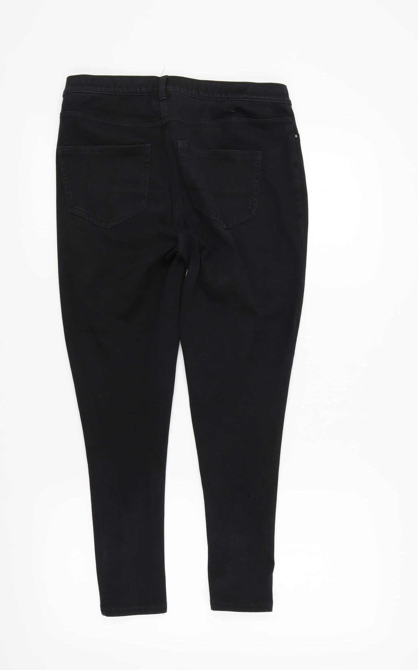 NEXT Womens Black   Skinny Jeans Size 12 L24 in