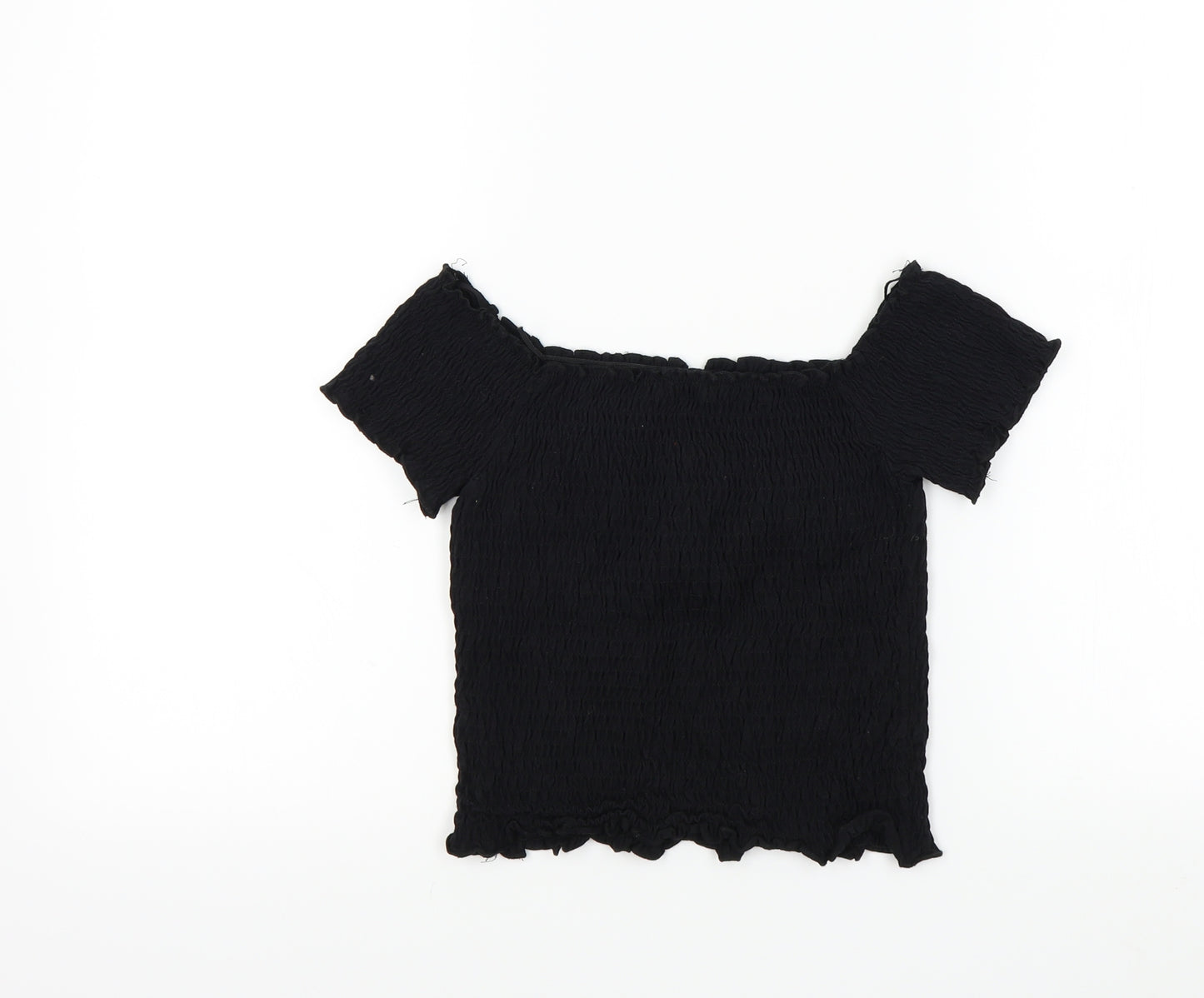 Stradivarius Womens Black   Basic T-Shirt Size M  - elastic chest