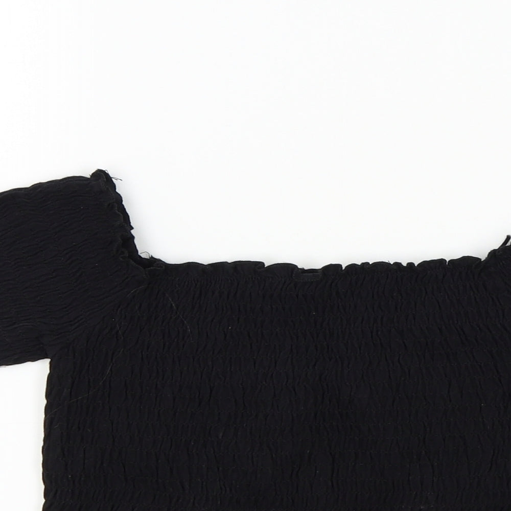 Stradivarius Womens Black   Basic T-Shirt Size M  - elastic chest
