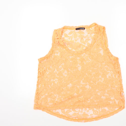 Primark Womens Orange   Basic T-Shirt Size 12