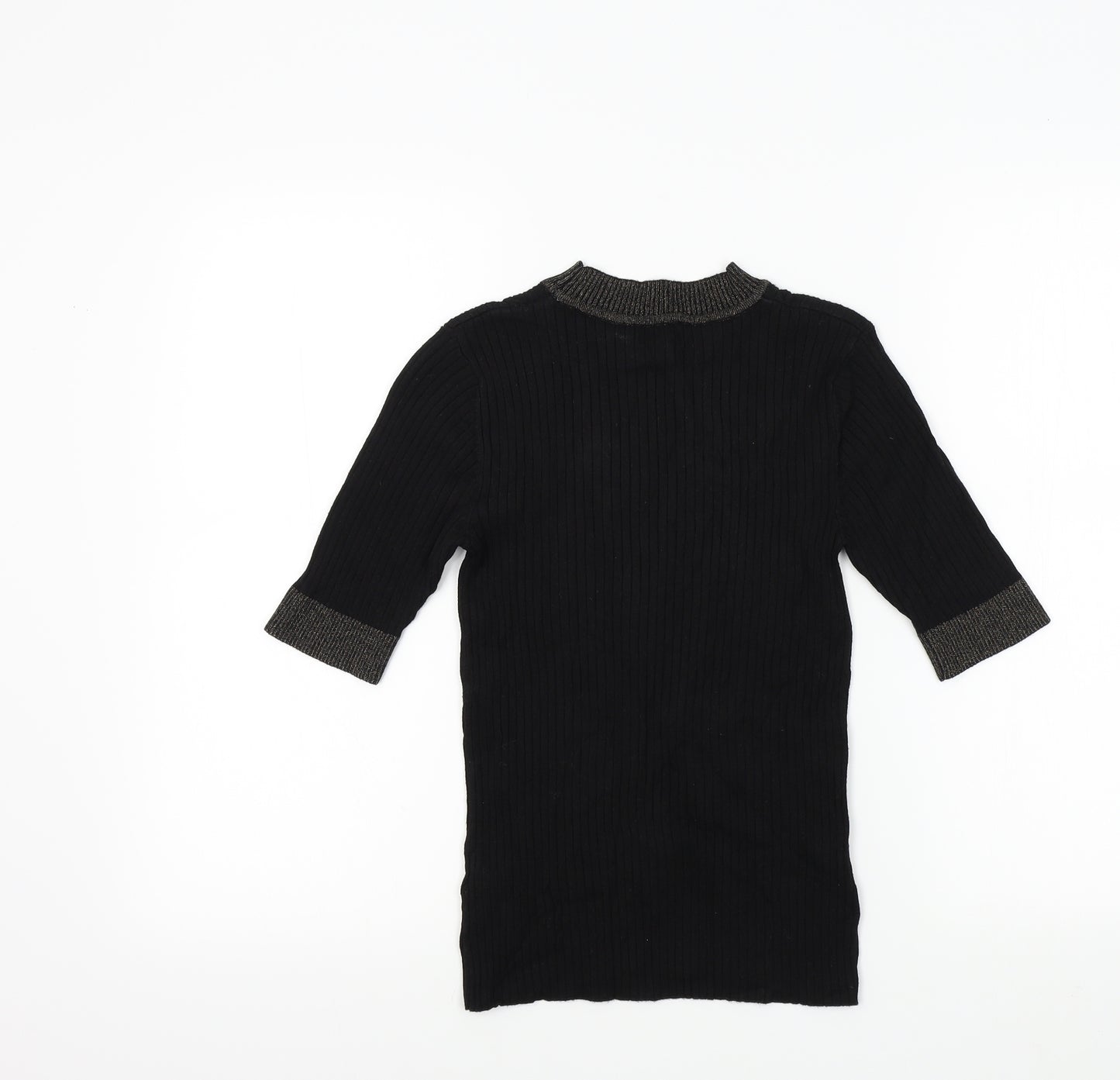 River Island Womens Black   Pullover Jumper Size 10  - sparkle detail