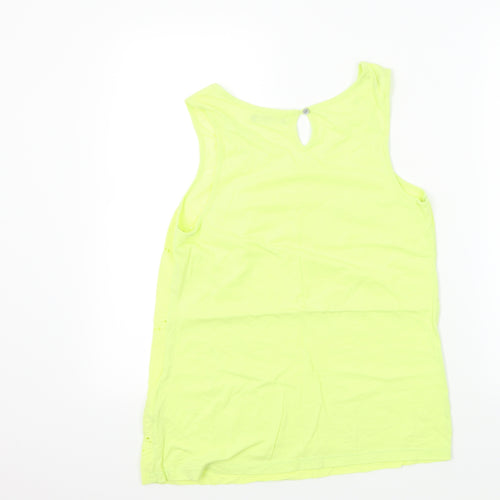 George Womens Yellow   Basic T-Shirt Size 10
