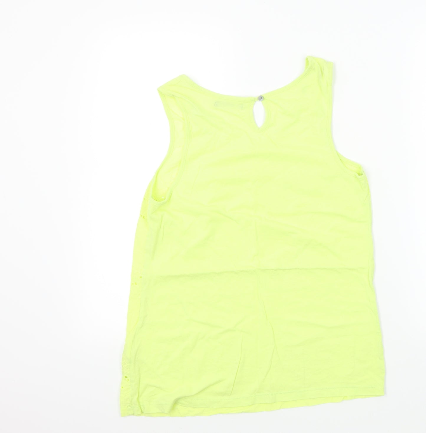 George Womens Yellow   Basic T-Shirt Size 10
