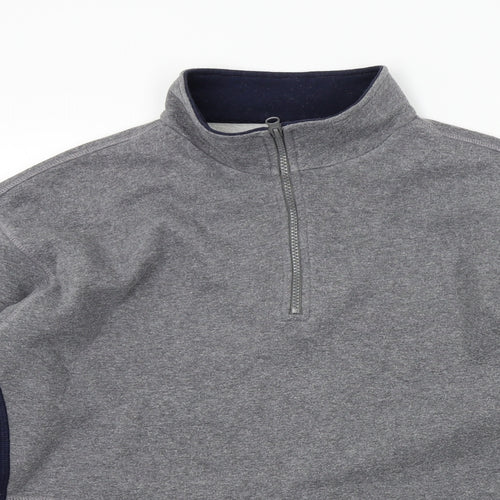 Easy Mens Grey   Pullover Jumper Size M