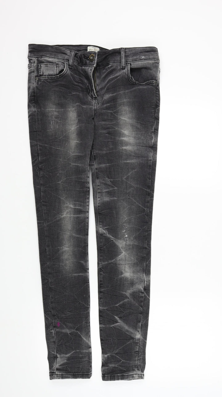 river joland Womens Black   Straight Jeans Size 12 L30 in