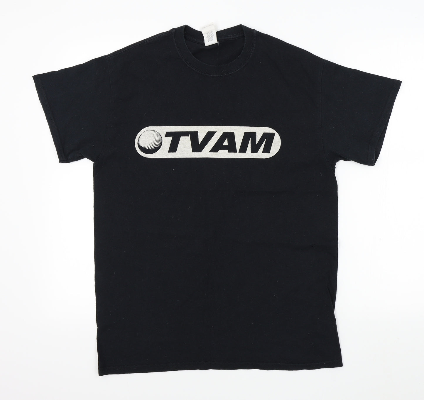 Gildan Mens Black Colourblock   T-Shirt Size M