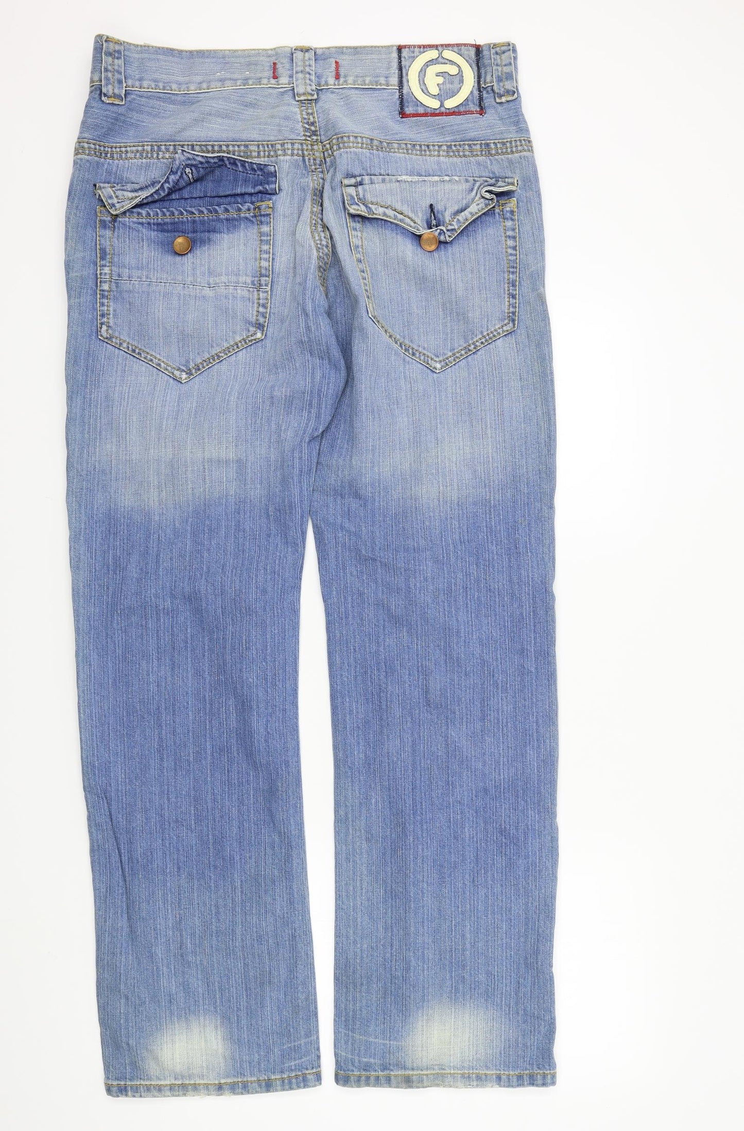 Firetrap Mens Blue   Straight Jeans Size 34 in L32 in