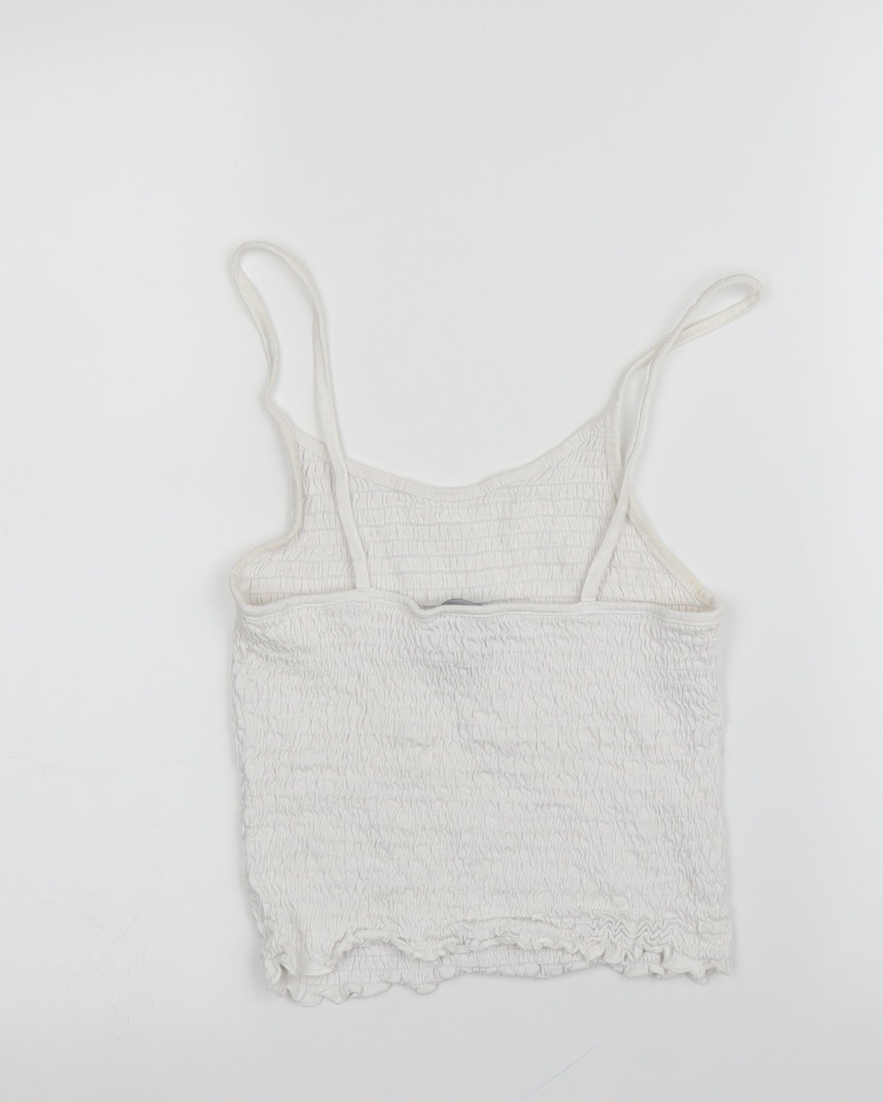 New Look Womens White   Camisole Blouse Size 10