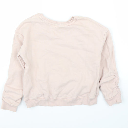 NEXT Girls Pink   Pullover Jumper Size 7 Years