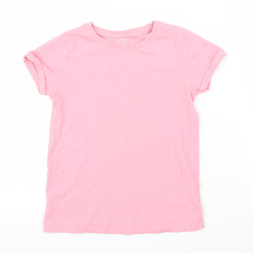 NEXT Girls Pink   Basic T-Shirt Size 8 Years
